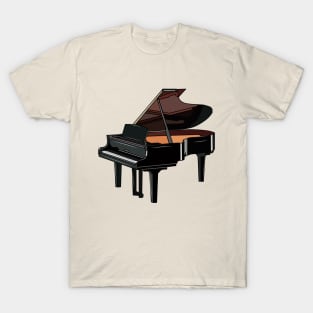 Piano cartoon illustration T-Shirt